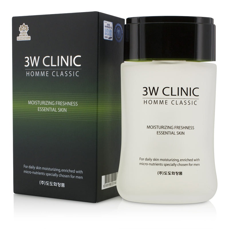 3W Clinic Homme Classic – Moisturizing Freshness Essential Skin  150ml/5oz