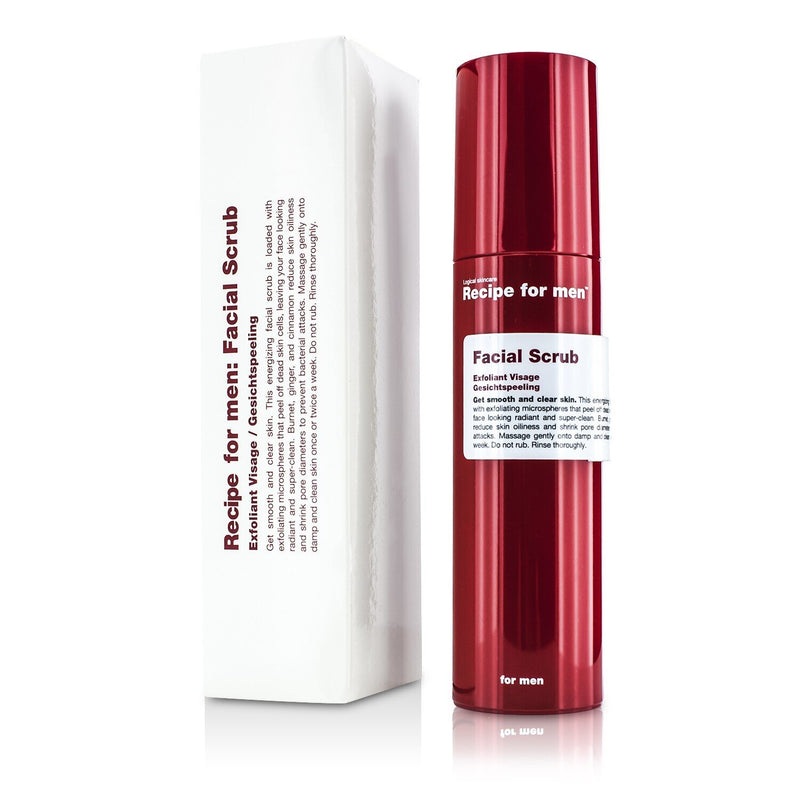 Recipe For Men Facial Scrub  100ml/3.4oz
