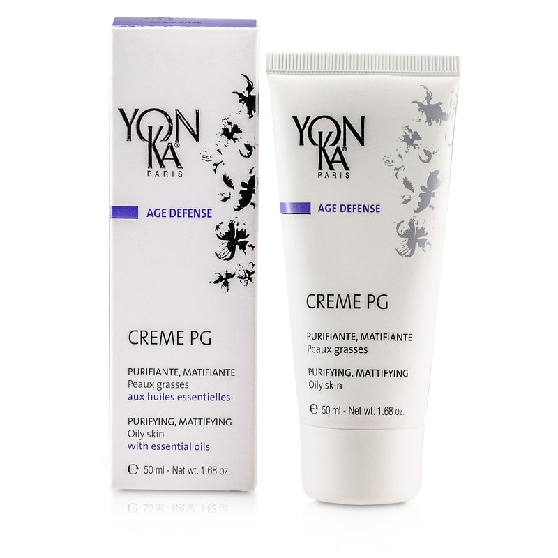 Yonka Age Defense Creme PG With Essential Oils – Purifying, Mattifying (Oily Skin)  50ml/1.68oz