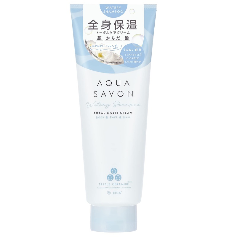 Aqua Savon Total Multi Cream Cica for Body Face Hair 230G
