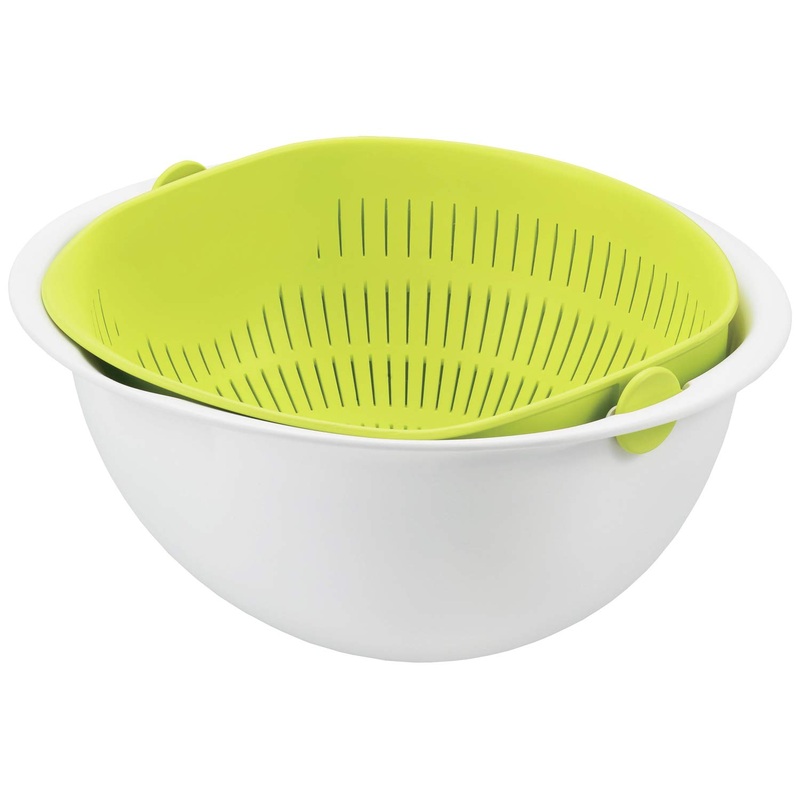 Akebono 2-in-1 Large Strainer and Colander Bowl Set Mz-3510