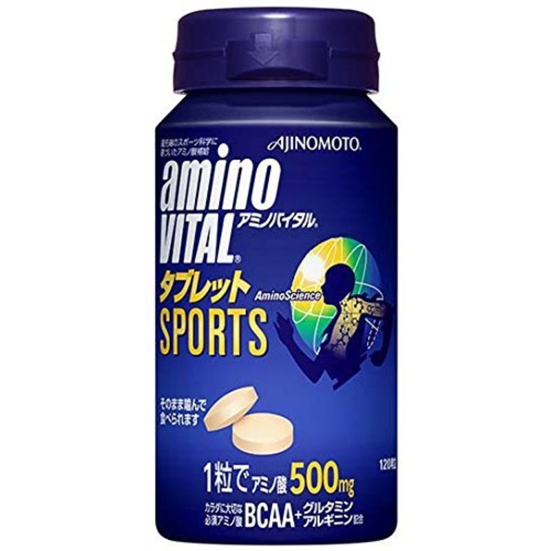 Aminovital by Ajinomoto Amino Vital 120 Tablets Amino Acid Supplement