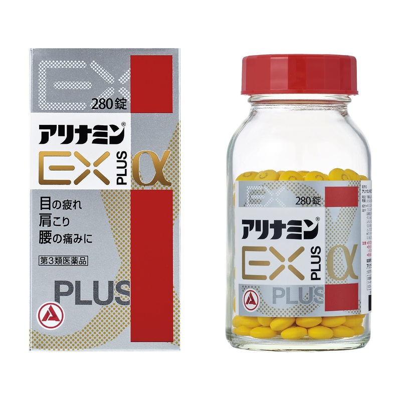 Alinamin Ex Plus  280 Tablets – Class 3 OTC Drug for Improved Health