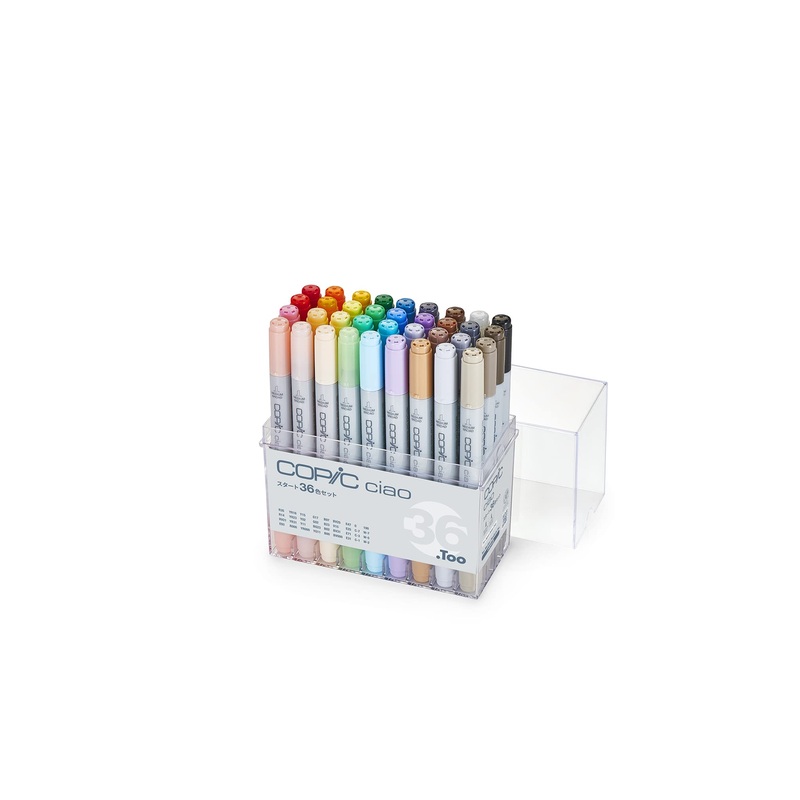 Copic Ciao 36-Color Marker Set for Vibrant Art Creations