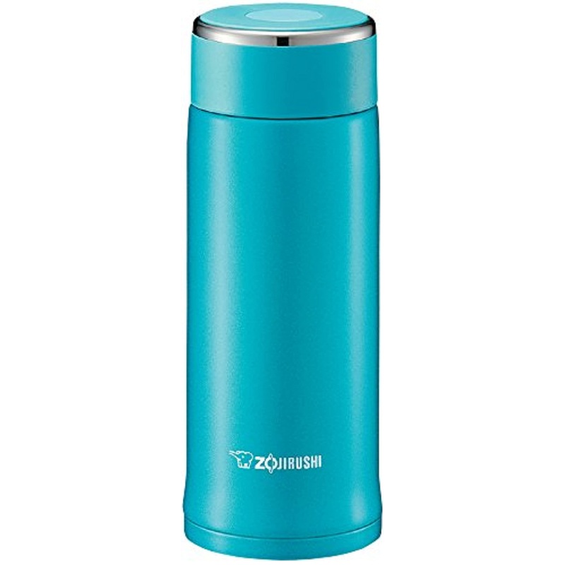 Zojirushi Stainless Steel 360ml Water Bottle Mug – Turquoise Blue