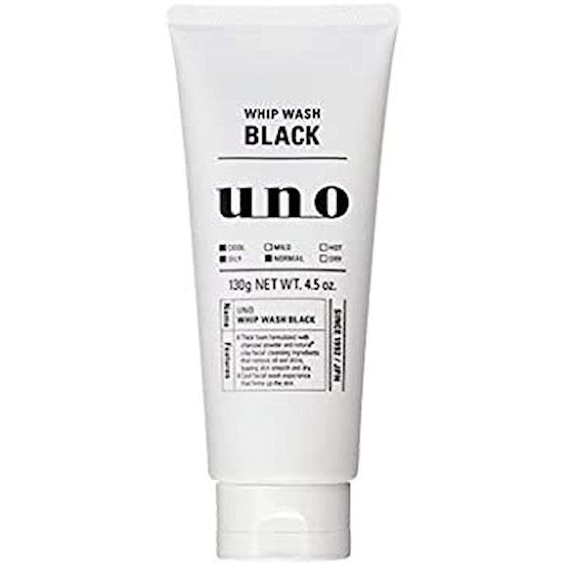 Uno Whip Wash Black Face Cleanser 130G – Deep Cleansing Foam