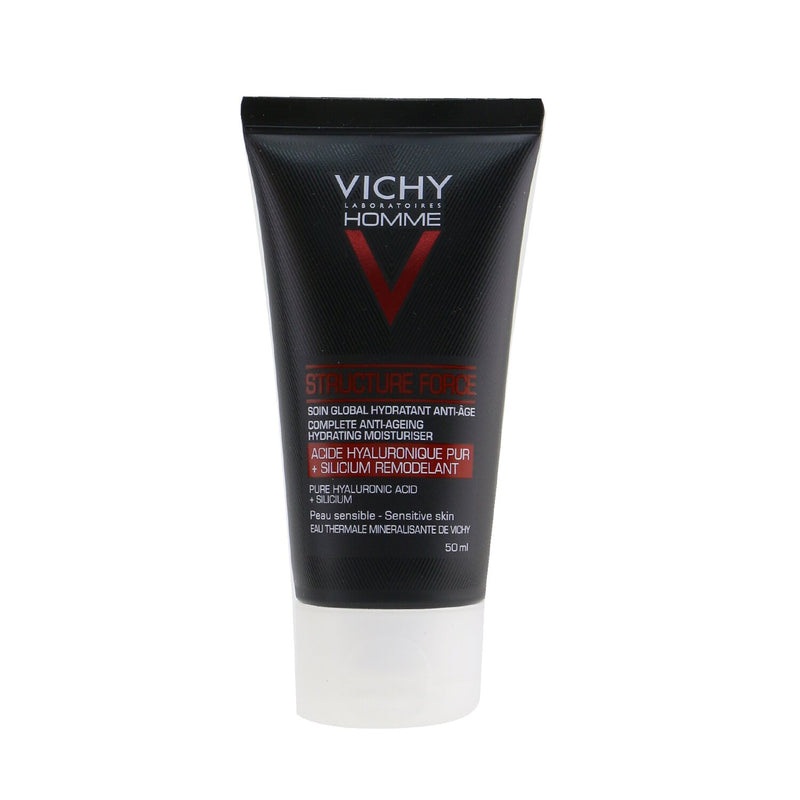 Vichy Homme Structure Force Complete Anti-Ageing Hydrating Moisturiser – For Face + Eyes  50ml/1.7oz