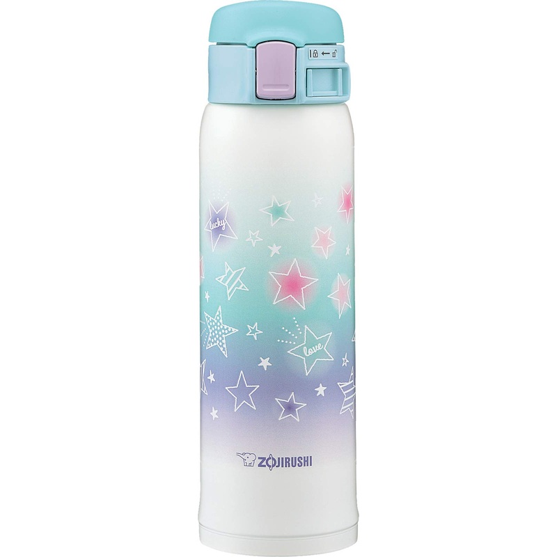 Zojirushi Stainless Steel Direct Drinking Water Bottle 0.48L Star Mint Girls Mug Sm-Sg48-Gj
