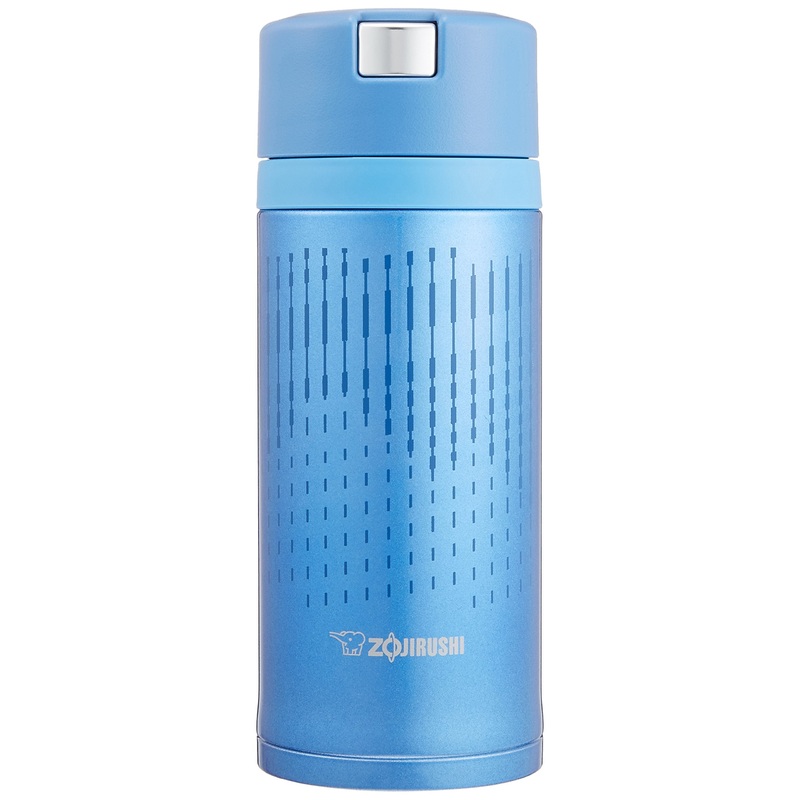 Zojirushi Stainless Steel Water Bottle – Quick Open Easy Lock 360ml Blue SM-XC36-AL