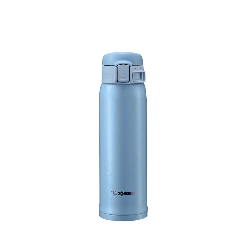 Zojirushi Stainless Steel Lightweight 480ml Water Bottle – Direct Drinking Cold/Warm Light Blue