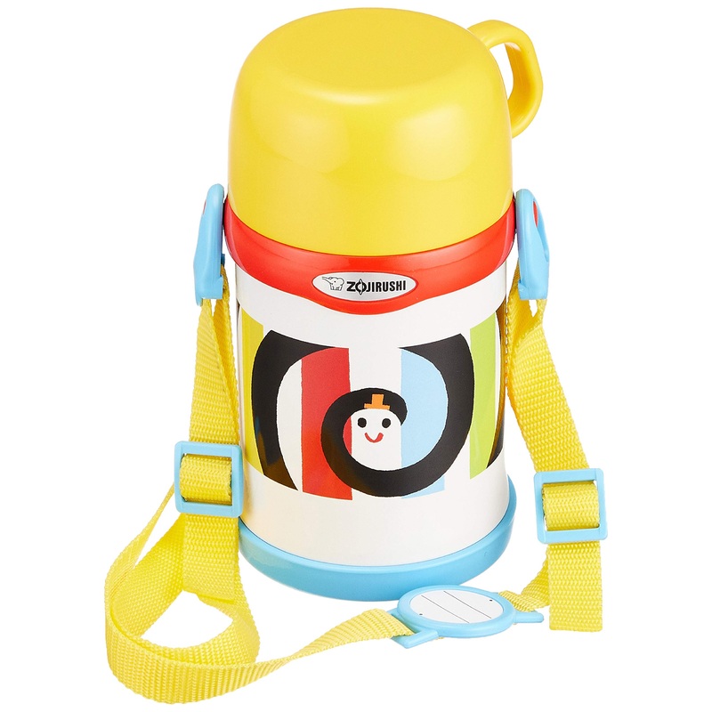 Zojirushi Stainless Steel Striped Water Bottle 0.45L – SC-LH45S-EW Model