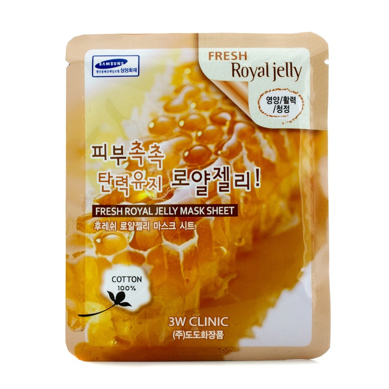 3W Clinic Mask Sheet – Fresh Royal Jelly  10pcs