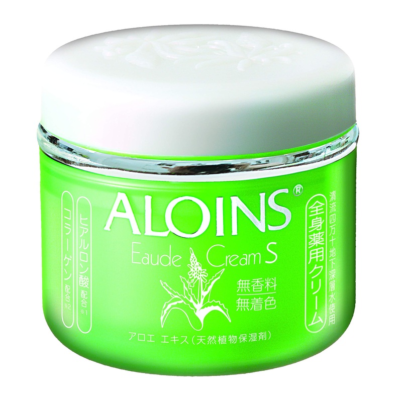 Aloins Cosmetics Fragrance-Free Eau De Cream S 180G Moisturizer for Sensitive Skin