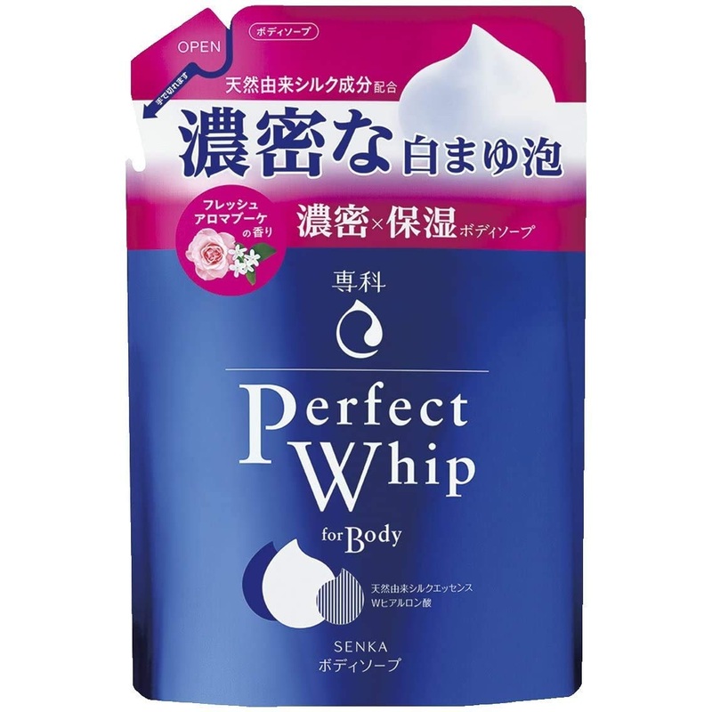 Specialty Senka Perfect Whip Body Wash Refill Fresh Aroma Bouquet 350Ml