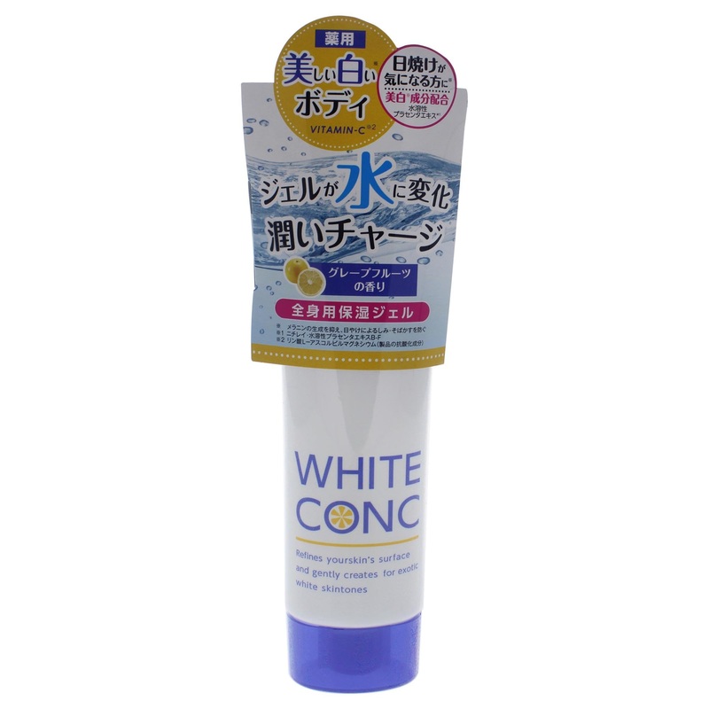 White Conc Watery Cream II 90G – Whitening Body Gel with Moisturizing Grapefruit Scent