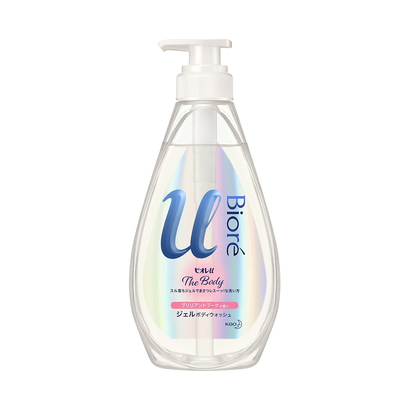 Biore U Body Gel Wash 480ml Brilliant Bouquet Scent Pump