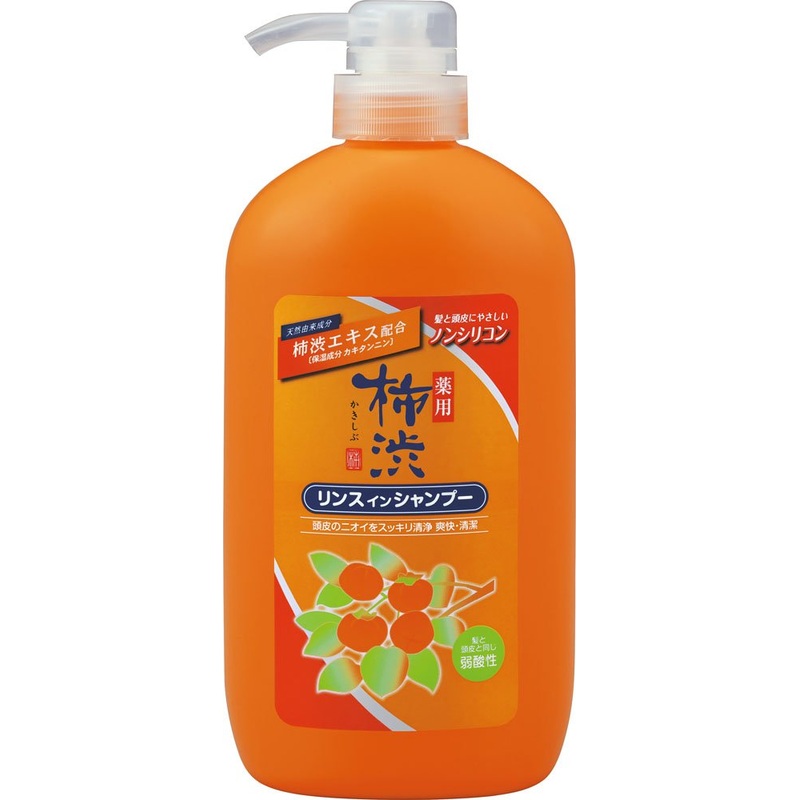 Yushi Kumano Medicated Persimmon Conditioning Shampoo 600ml