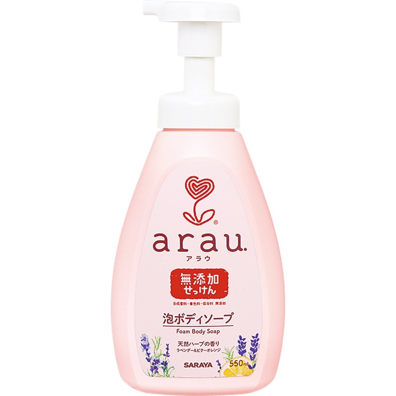 Arau. Foaming Body Soap 550ml – Gentle and Refreshing Cleanser