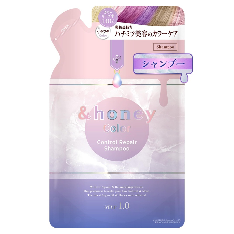 &Honey Color Control Repair Shampoo Refill 350Ml – Moisturizing Hair Care