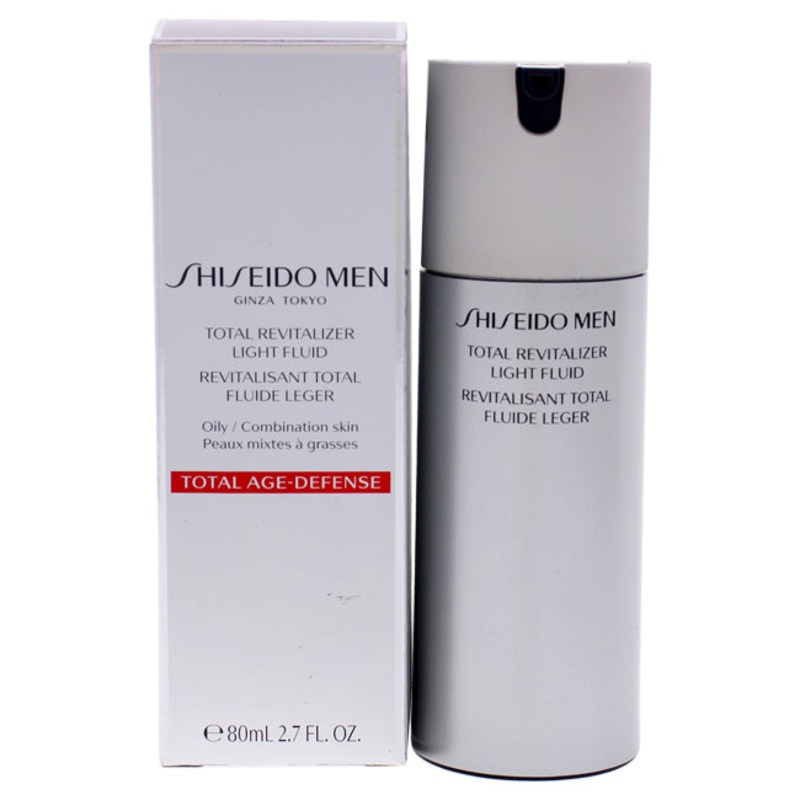 Shiseido Total Revitalizer Light Fluid by Shiseido for Men – 2.7 oz Serum