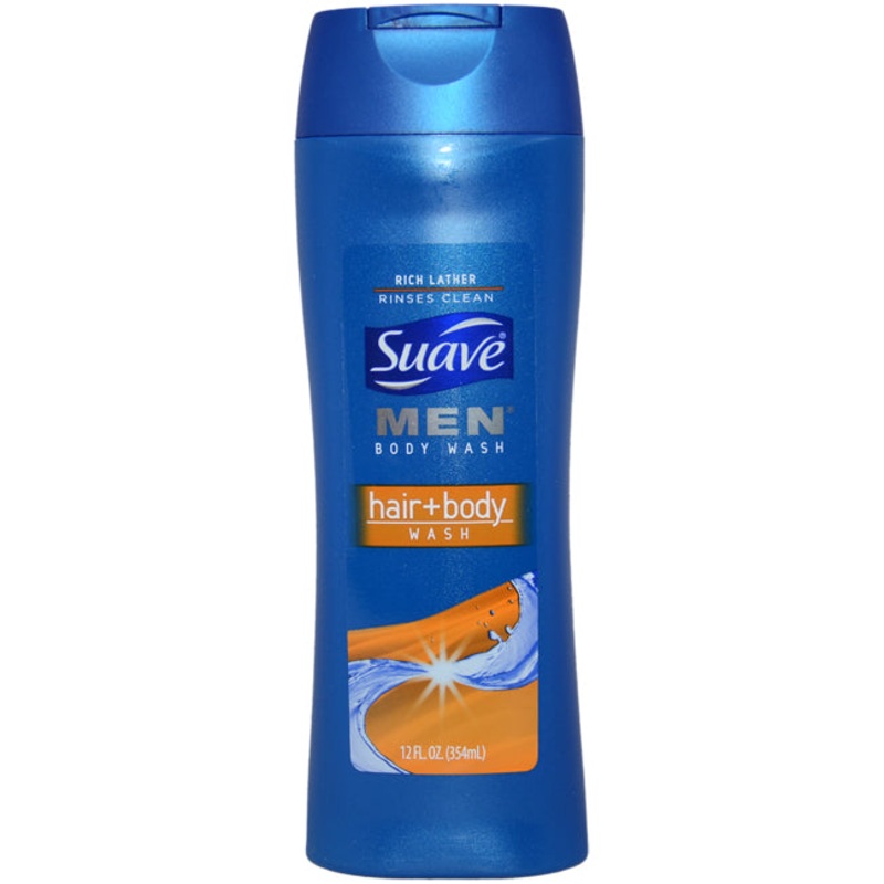 Suave Body Wash Hair + Body by Suave for Men – 12 oz Body Wash