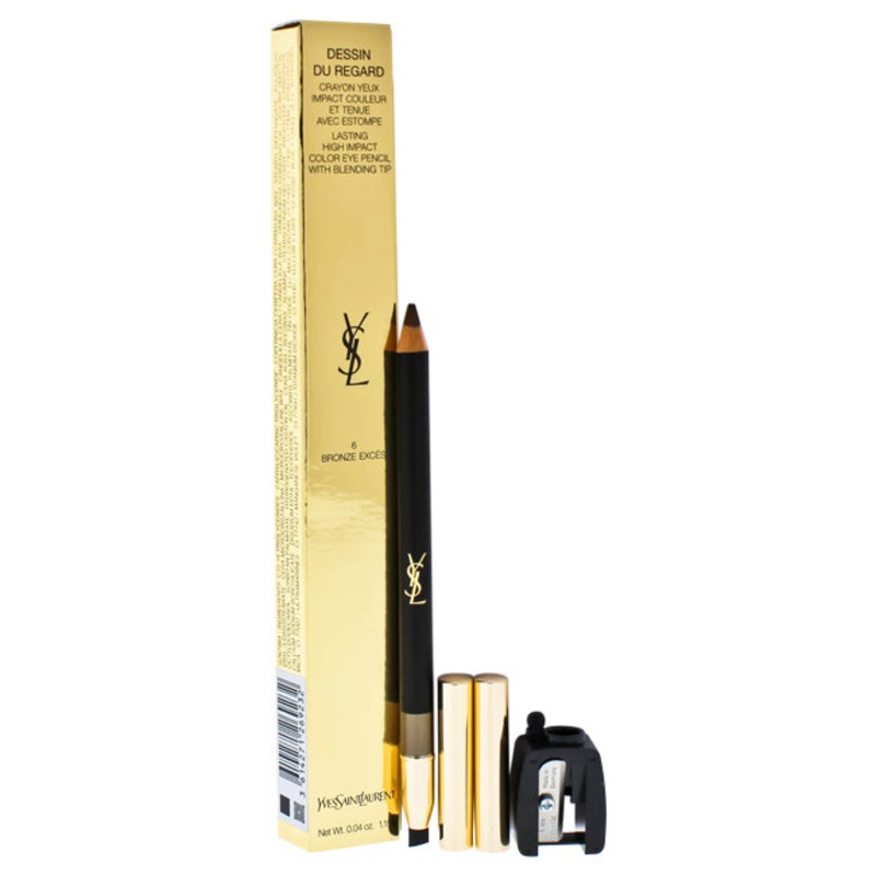 Yves Saint Laurent Dessin Du Regard Color Eye Pencil – 06 Bronze Exces by Yves Saint Laurent for Women – 0.04 oz Eye Pencil
