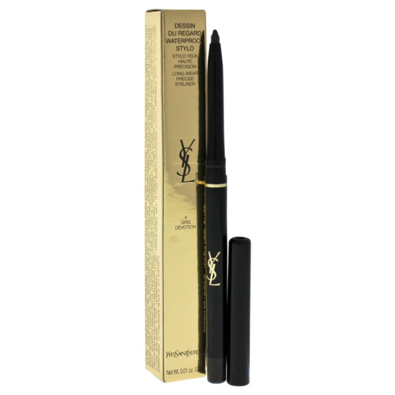 Yves Saint Laurent Dessin Du Regard Waterproof Stylo Eyeliner – 04 Gris Devotion by Yves Saint Laurent for Women – 0.01 oz Eyeliner