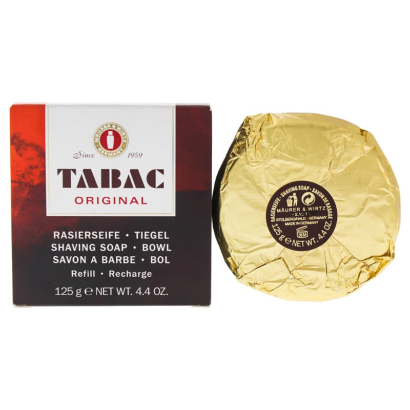 Antonio Puig Tabac Original by Antonio Puig for Men – 4.4 oz Shaving Soap Bowl Refill