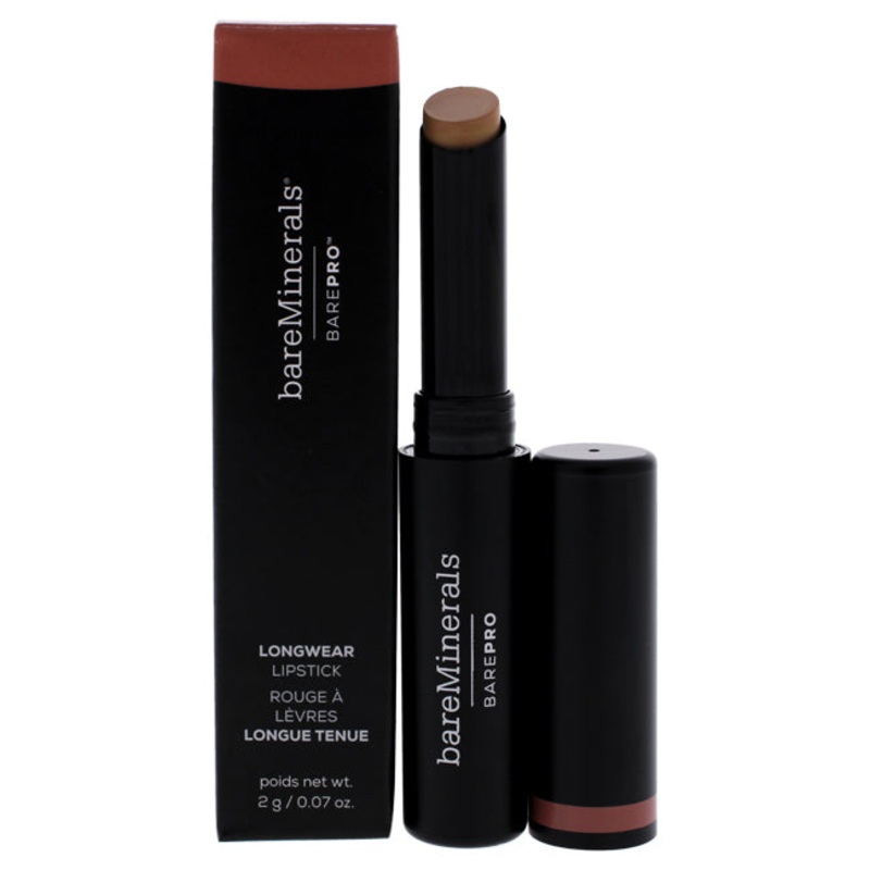 bareMinerals Barepro Longwear Lipstick – Peony by bareMinerals for Women – 0.07 oz Lipstick