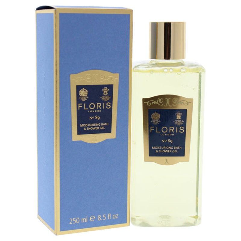 Floris London No. 89 Moisturising Bath & Shower Gel by Floris London for Men – 8.5 oz Bath & Shower Gel