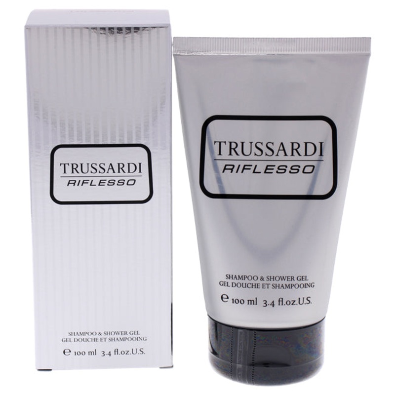 Trussardi Trussardi Riflesso by Trussardi for Men – 3.4 oz Shampoo and Shower Gel