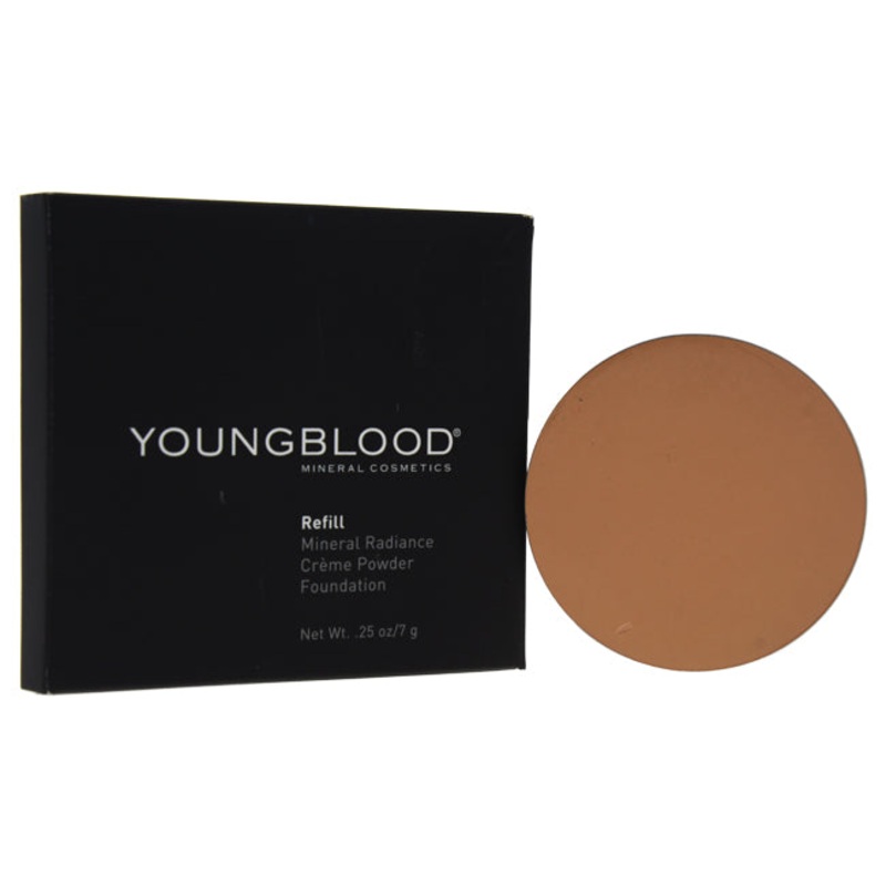 Youngblood Mineral Radiance Creme Powder Foundation – Neutral by Youngblood for Women – 0.25 oz Foundation(Refill)