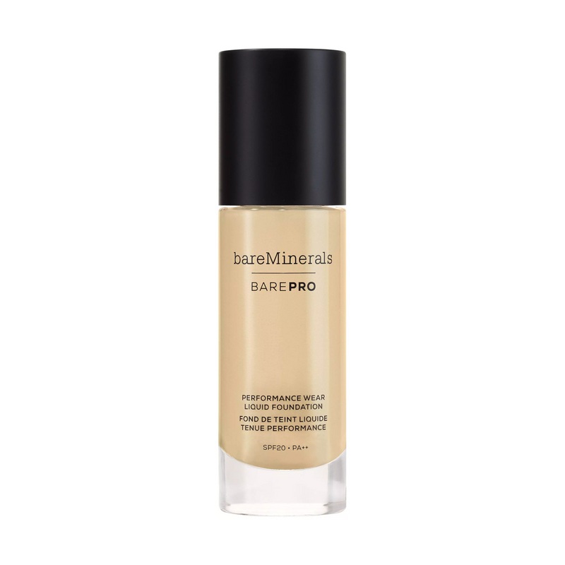 bareMinerals Barepro Performance Wear Liquid Foundation SPF 20 – 12 Warm Natural by bareMinerals for Women – 1 oz Foundation