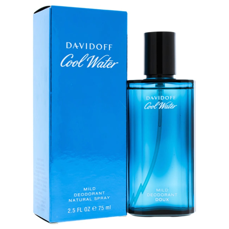 Davidoff Cool Water by Davidoff for Men – 2.5 oz Deodorant Spray