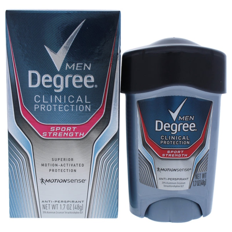Degree Clinical Protection Sport Strength Anti-Perspirant by Degree for Men – 1.7 oz Deodorant Stick