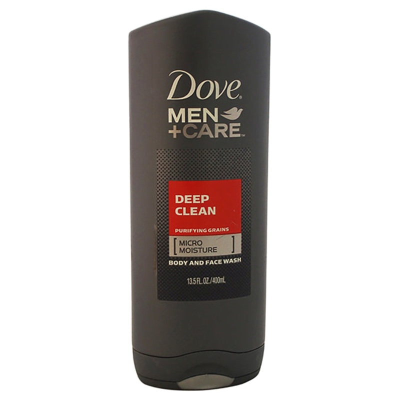 Dove Deep Clean Body and Face Wash by Dove for Men – 13.5 oz Body Wash
