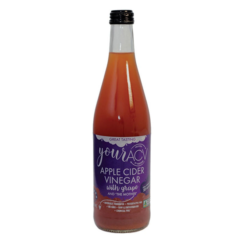 Your Acv Apple Cider Vinegar with Grape and ‘The Mother’ 500ml