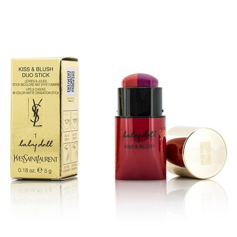 Yves Saint Laurent Baby Doll Kiss & Blush Duo Stick – # 1 From Marrakesh to Paris 5g/0.18oz