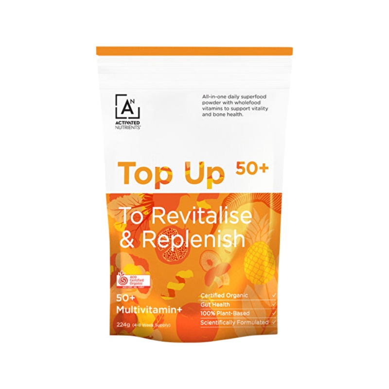 Activated Nutrients Top Up 50+ Multivitamin (To Revitalise & Replenish) 224g