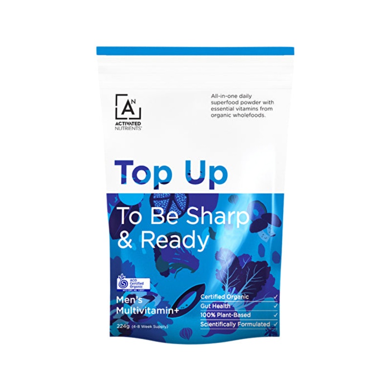 Activated Nutrients Top Up Men’s Multivitamin (To Be Sharp & Ready) 224g