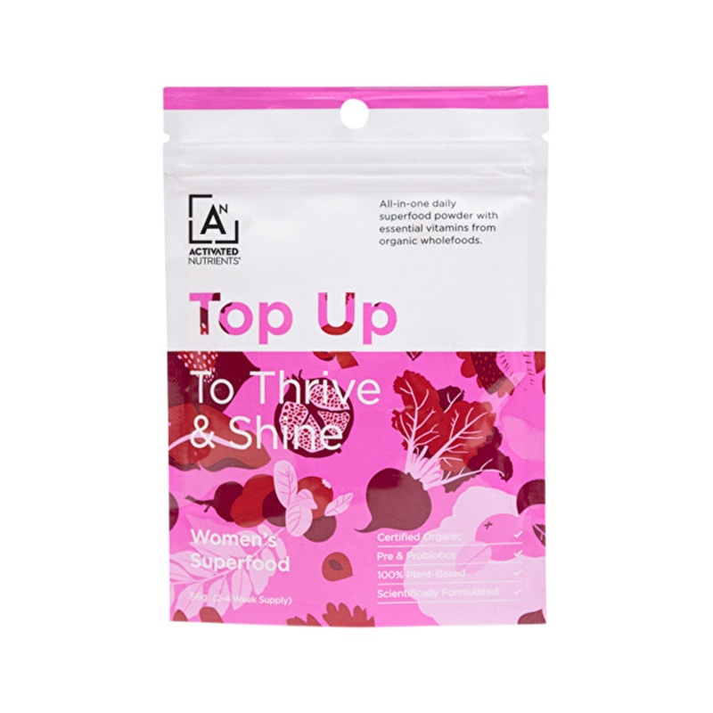 Activated Nutrients Top Up Women’s Superfood Multivitamin (To Thrive & Shine) 56g